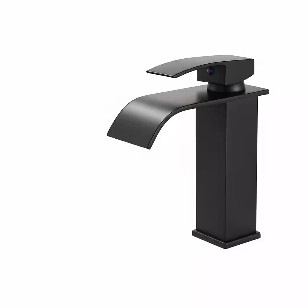 FAIZEE HOME Waschtischarmatur Wasserfall Einhebel Wasserhahn