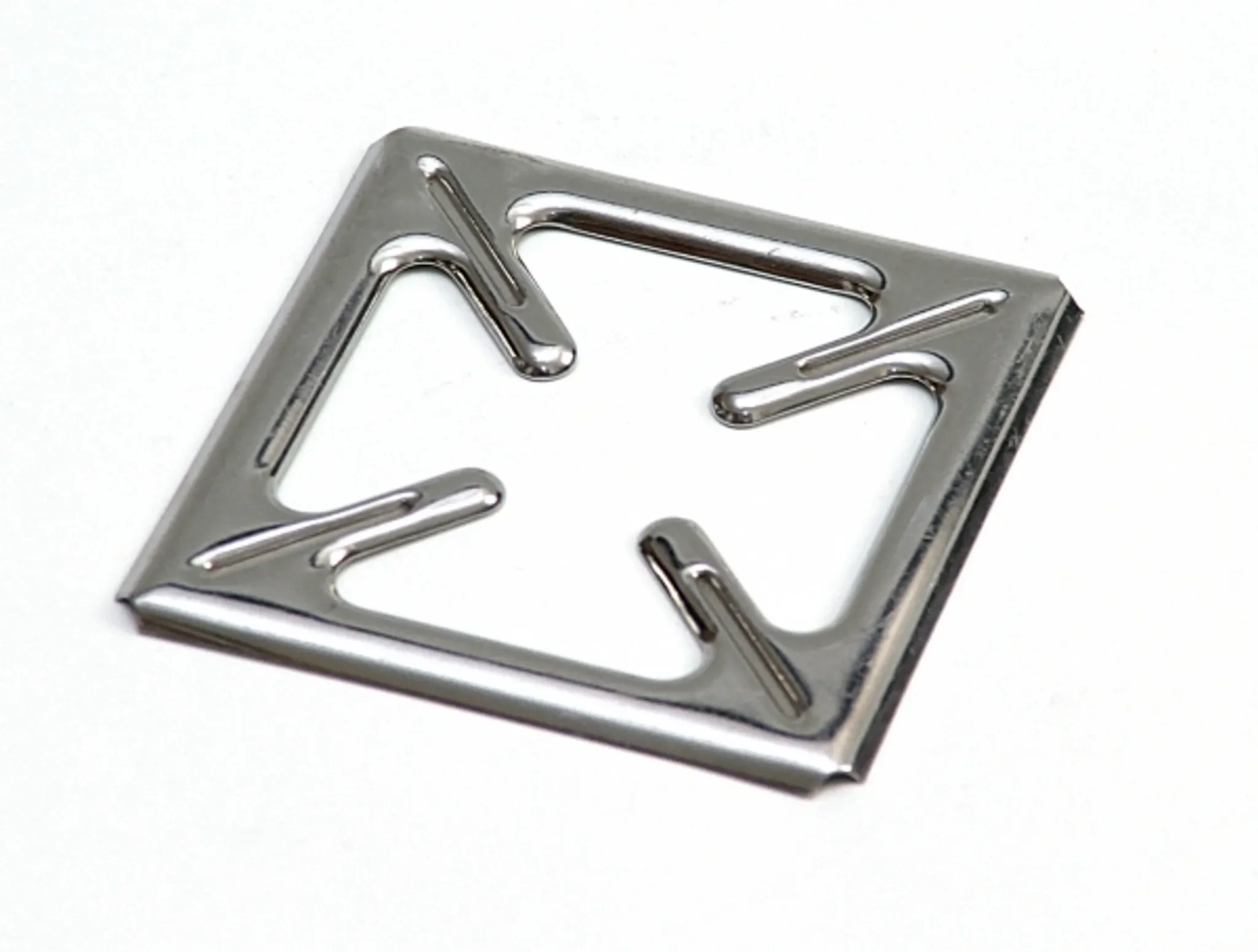 Gasherdkreuz aus Edelstahl – 9,5 × 9,5 cm