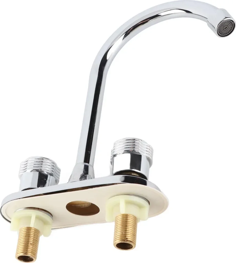 Cocosity 2-Griff Badarmatur wassersparend für Waschbecken Badewanne