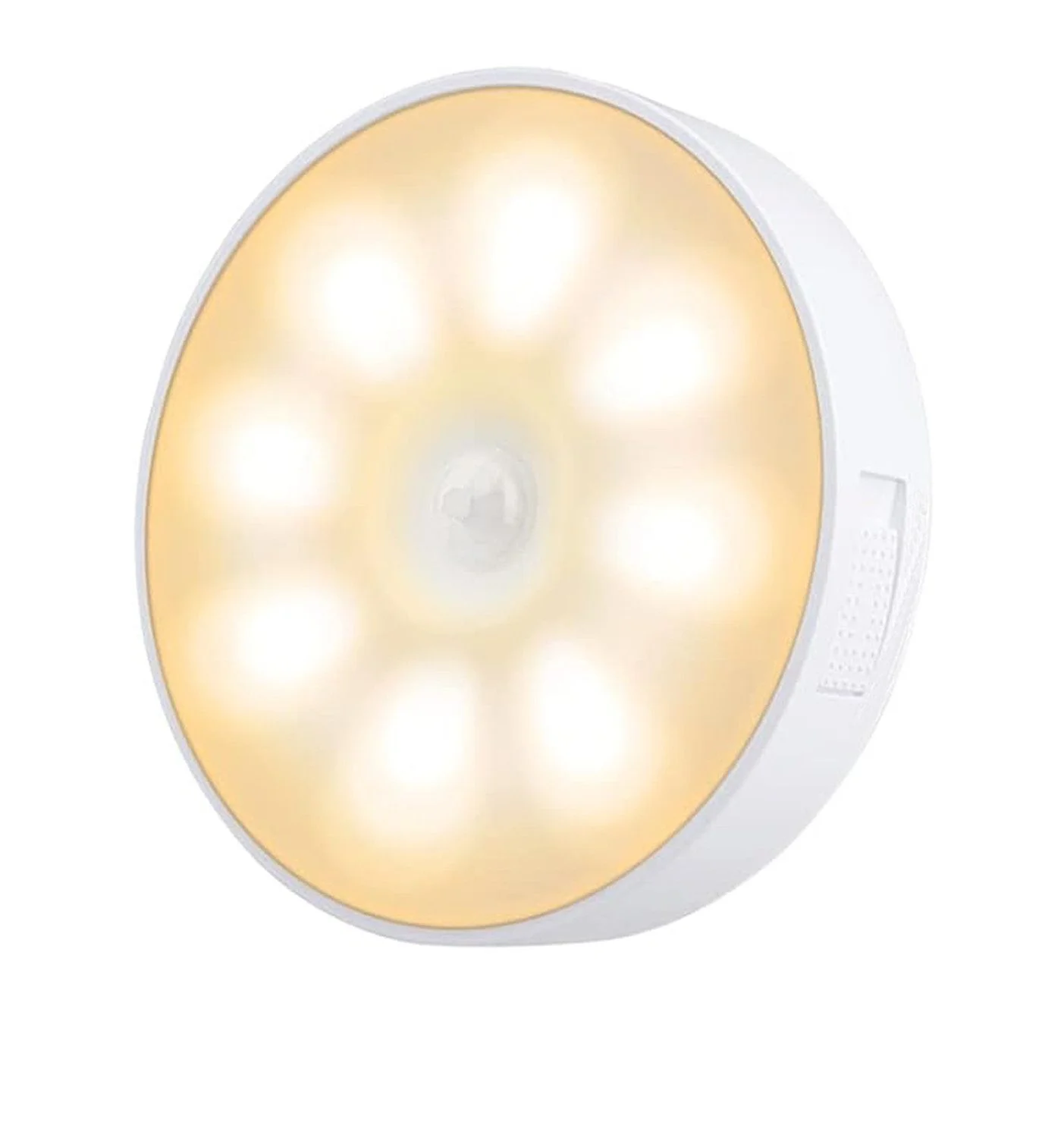 LED Wandleuchte Nachtlicht mit Bewegungsmelder – Akku, Warmweiß