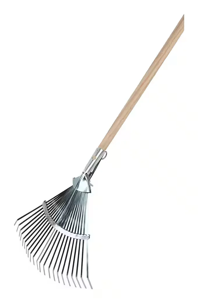 FLORAWORLD Laubbesen mit Stiel 48 cm Arbeitsbreite Gartenrechen