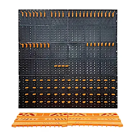 ESTEXO Werkzeughalter Werkzeugwand XXL Lochwand Lagersystem 104-tlg.