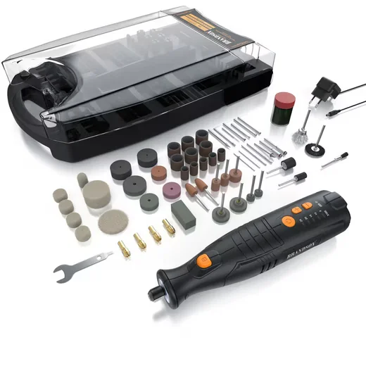 Brandson Multitool 8V Multifunktions-Drehwerkzeug 110-tlg. Zubehörset