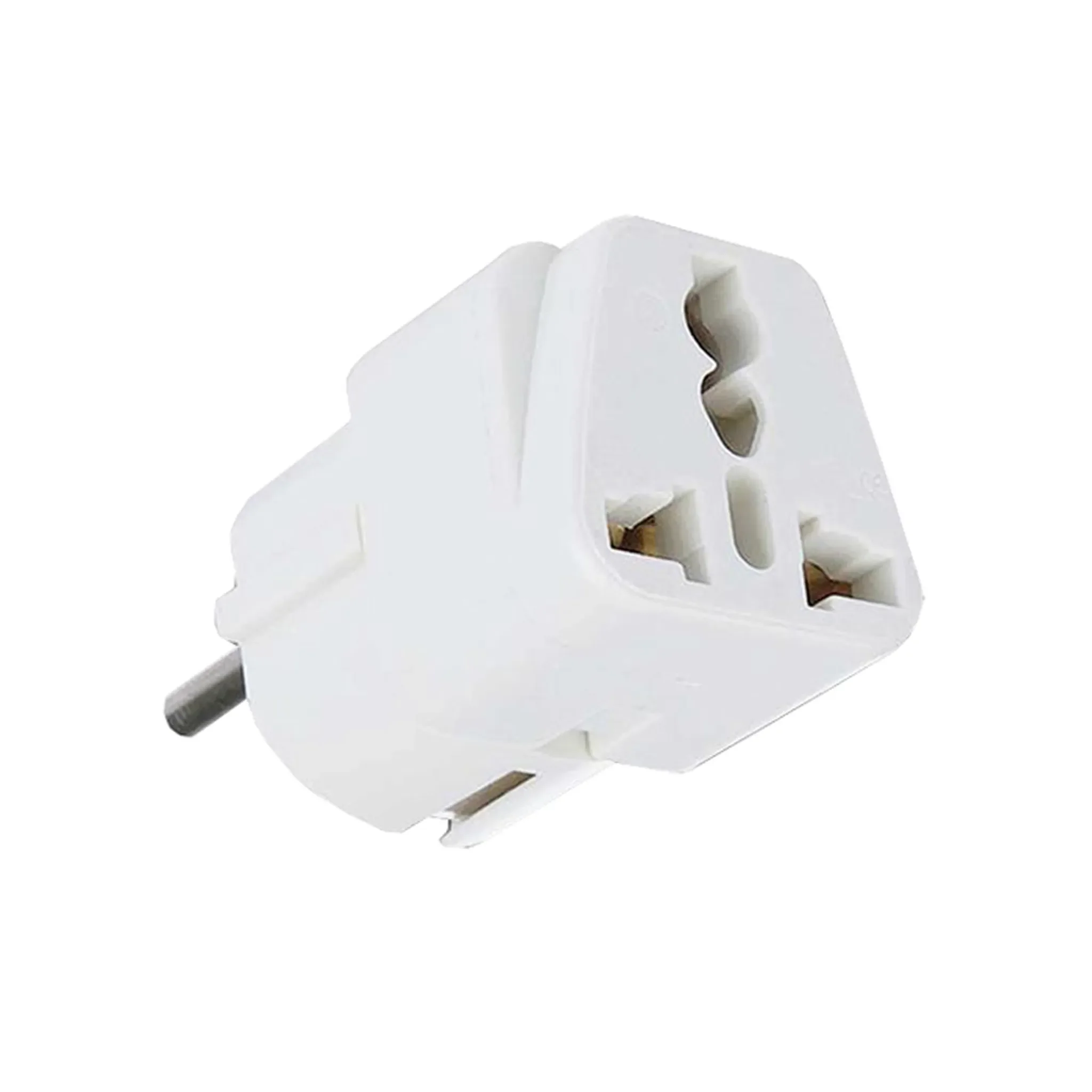 Reiseadapter UK/USA/AU → EU – 250 V / 10 A, Schwarz