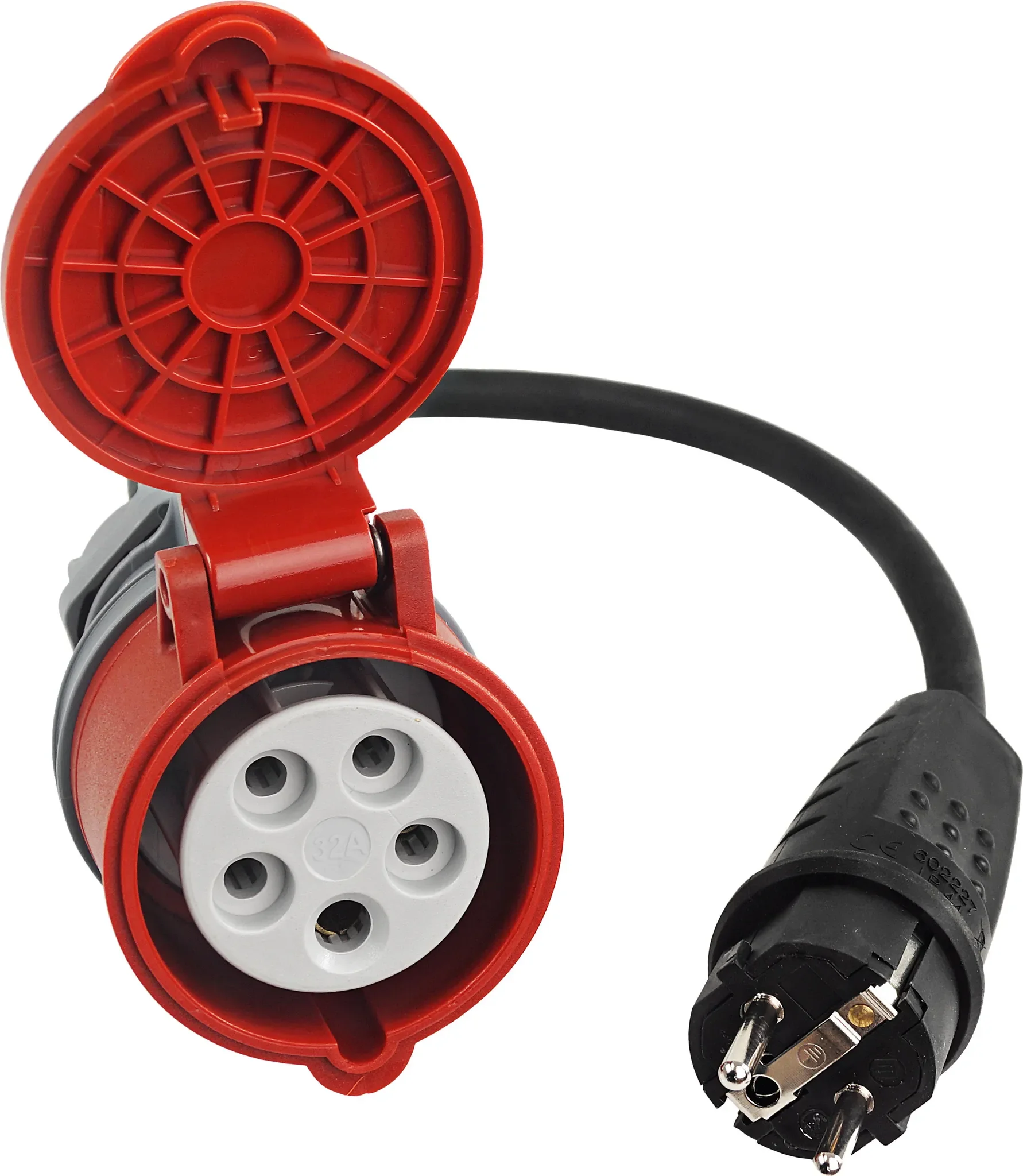 Adapterkabel Schuko → CEE – 230 V / 16 A, 3-polig