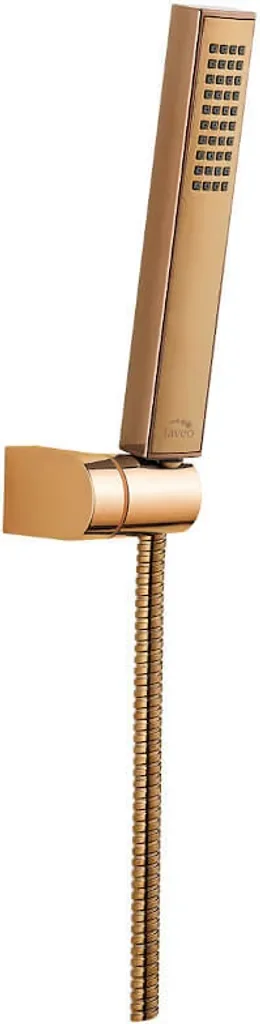 Loge Design Brauseset mit Wandhalter Roségold Handbrause