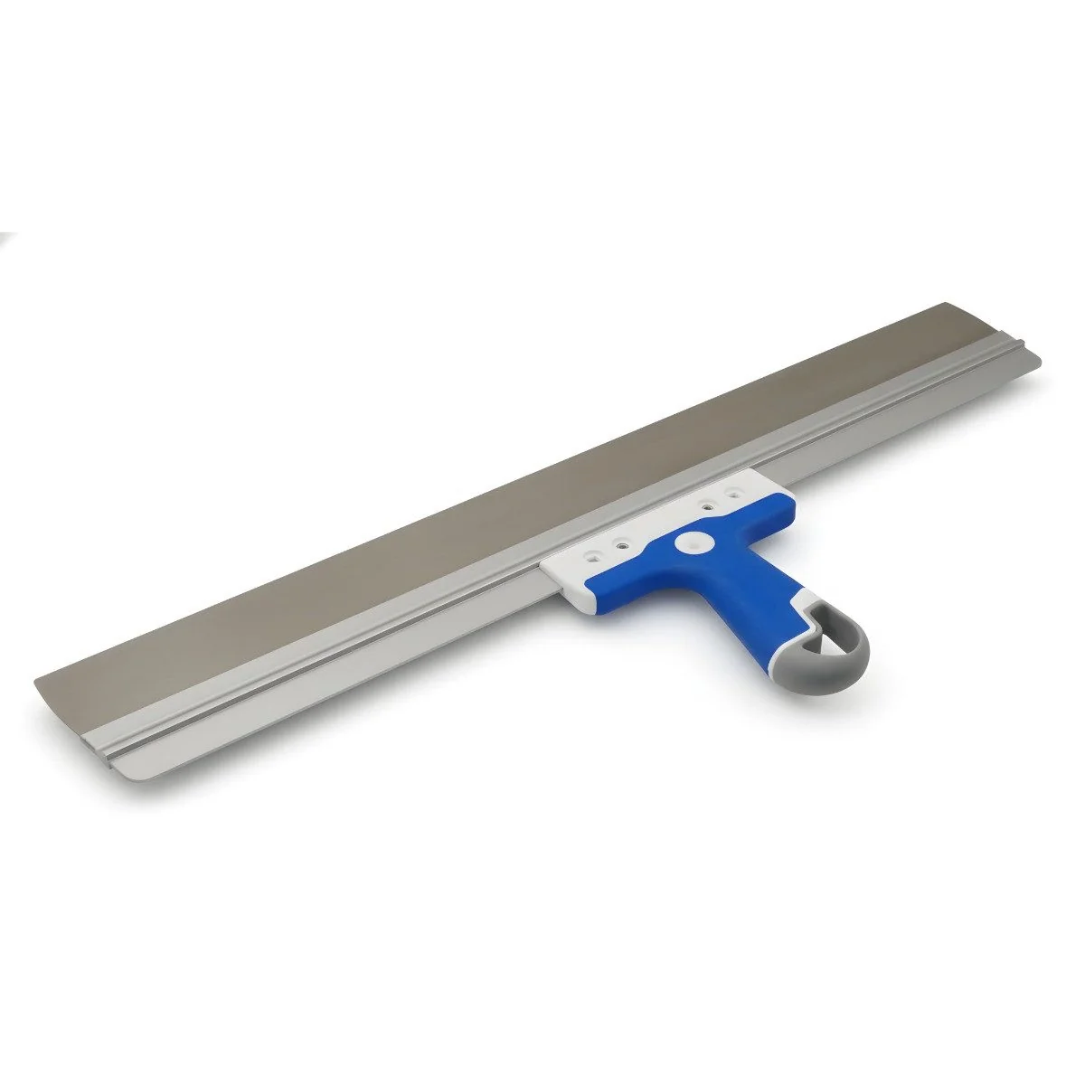 DEWEPRO Flächenspachtel Edelstahl Aluhalter 3K Softgriff 600x50 mm