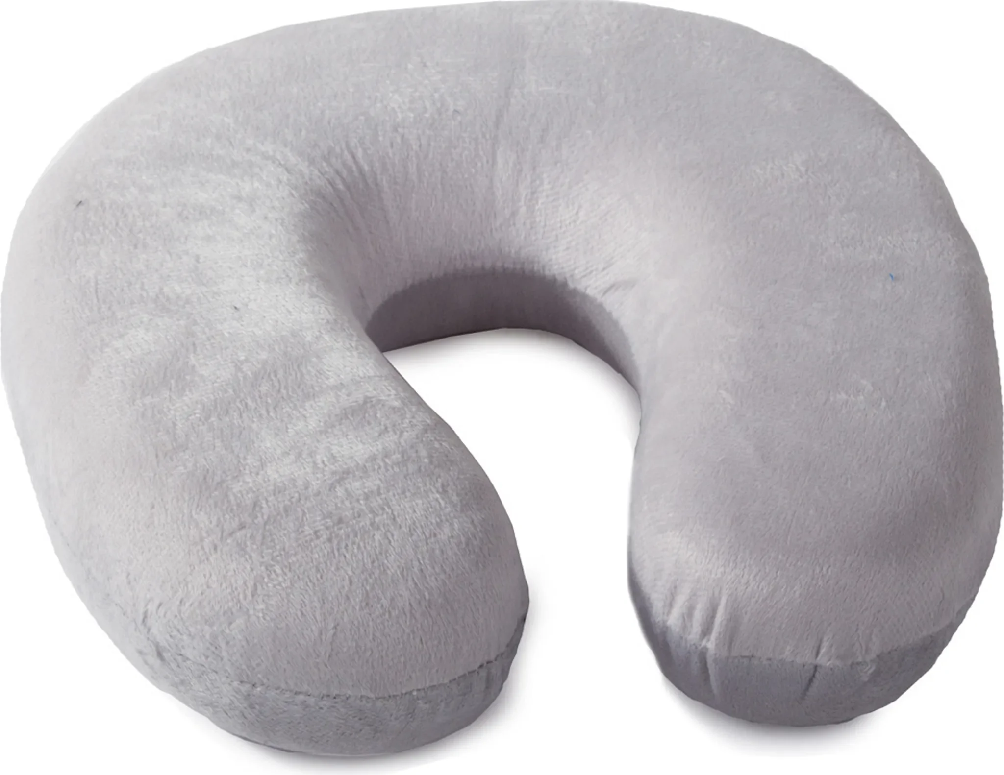 Auto- & Reise-Nackenkissen aus Memory-Schaum – Grau