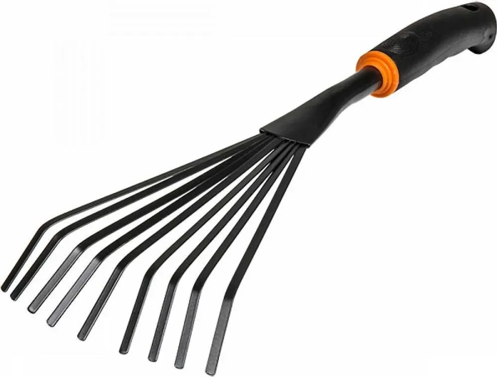 Bradas Handrechen De Luxe 120 mm schwarz Gartenrechen